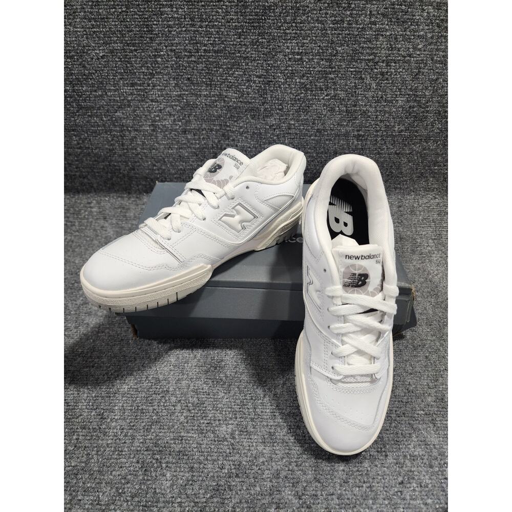 NEW New Balance 550 White Grey GSB550PB Big Kids 6.5 / Women’s 8